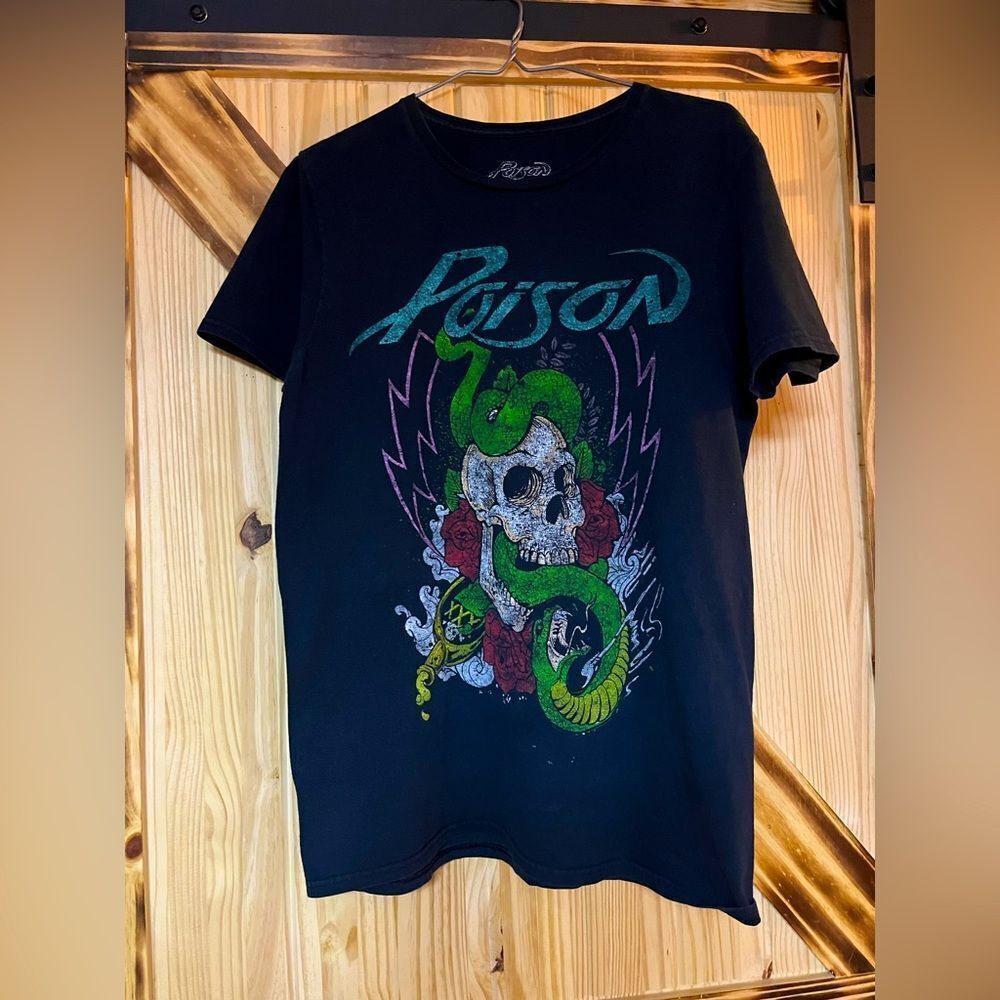 Poison Band Shirt Black M